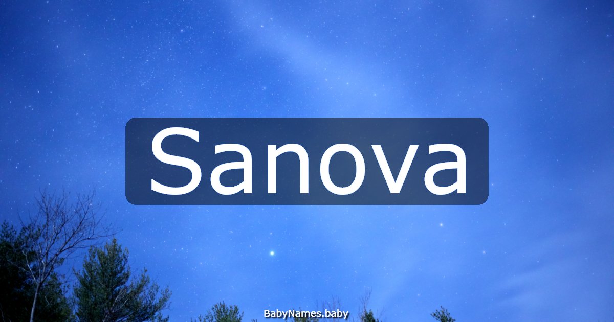 Sanova