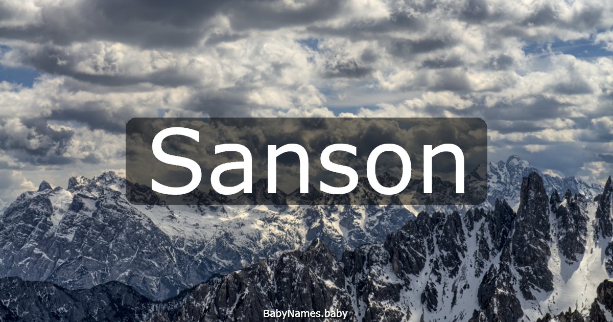 Sanson