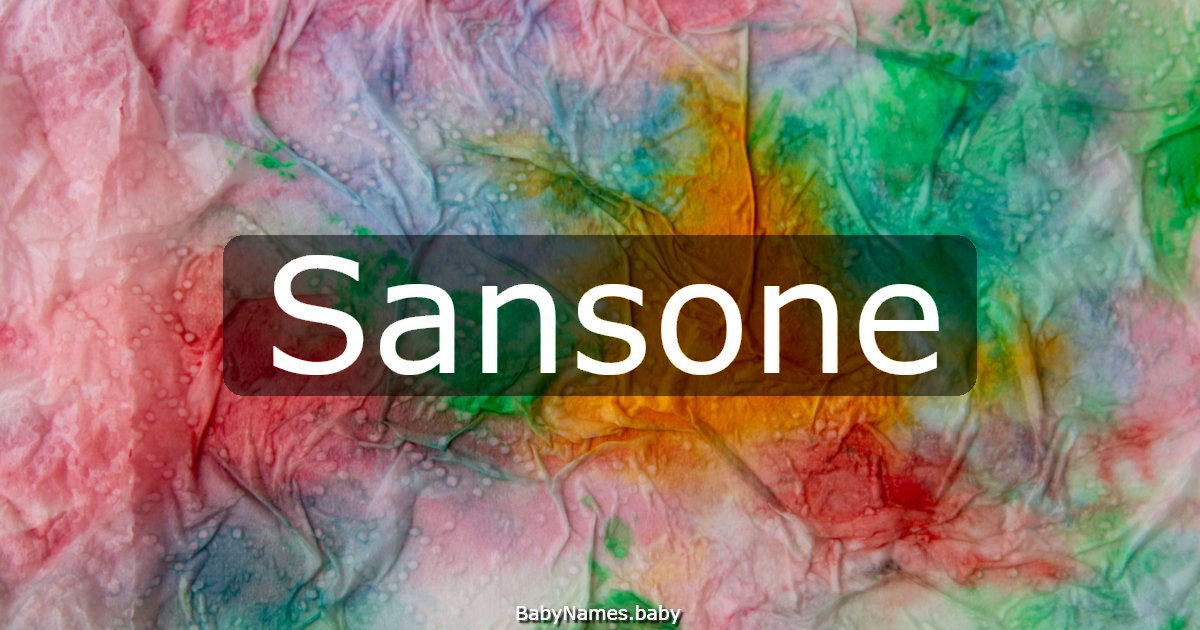 Sansone