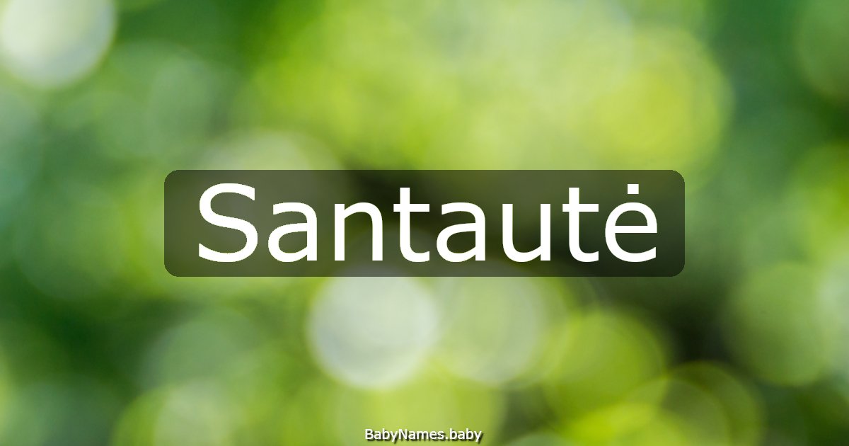 Santautė