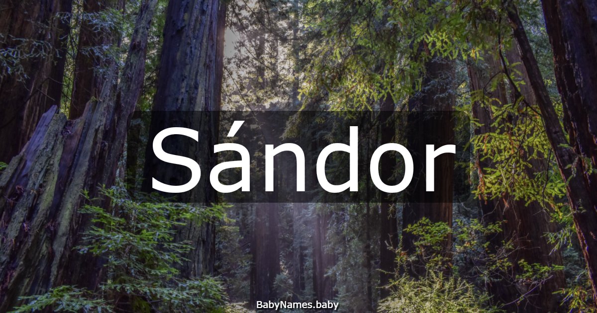 Sándor