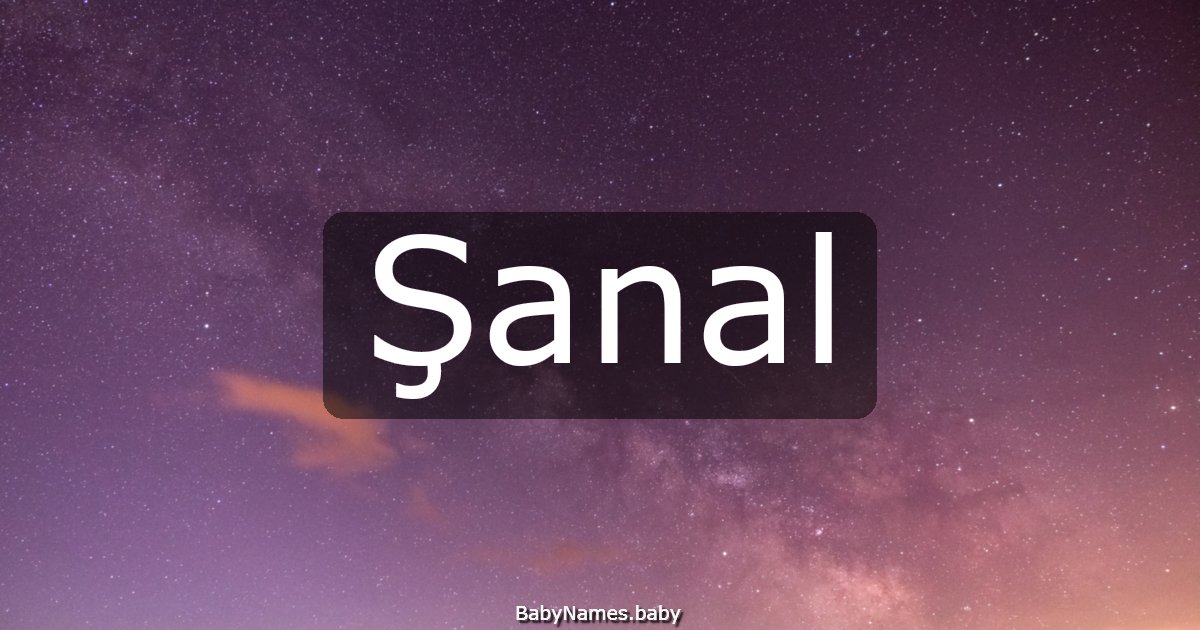 Şanal