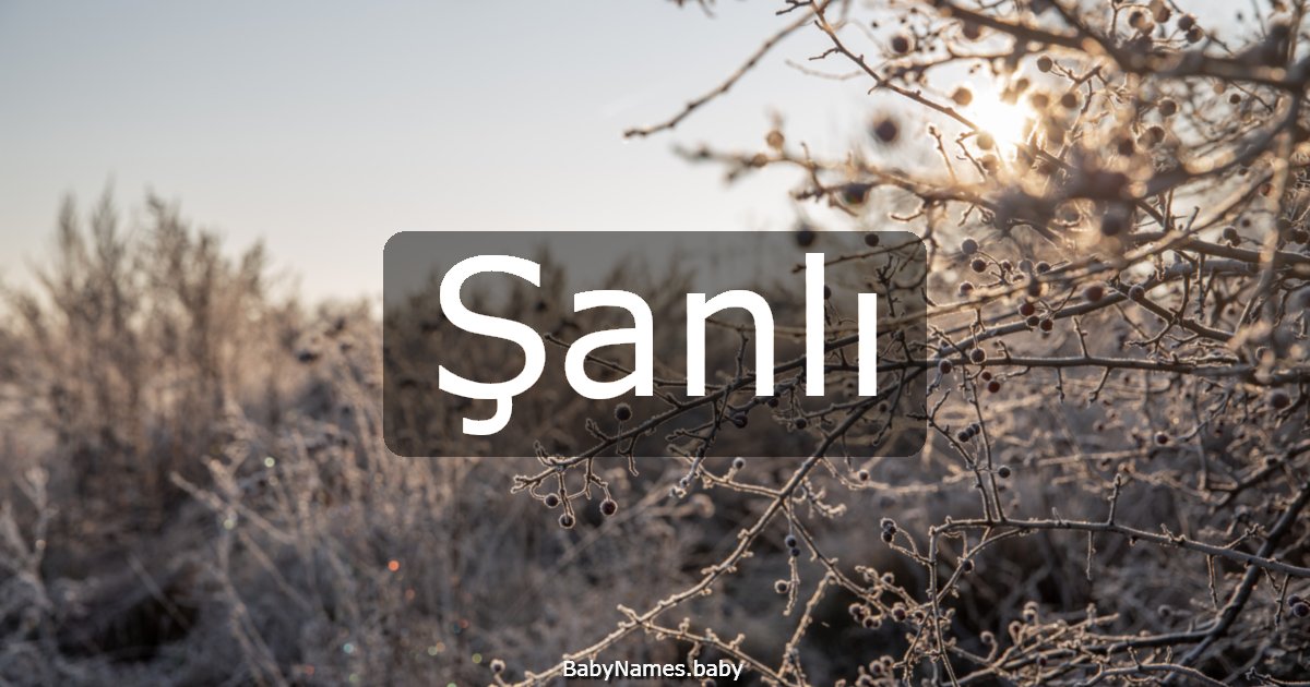 Şanlı