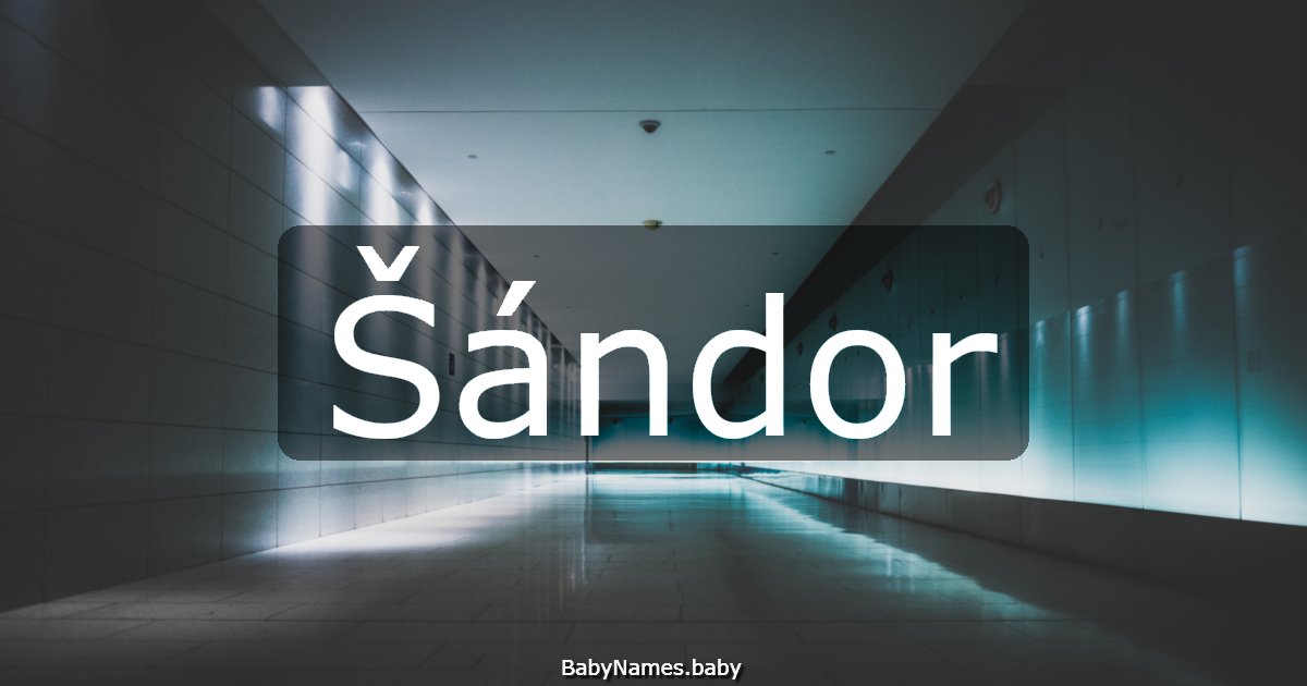 Šándor