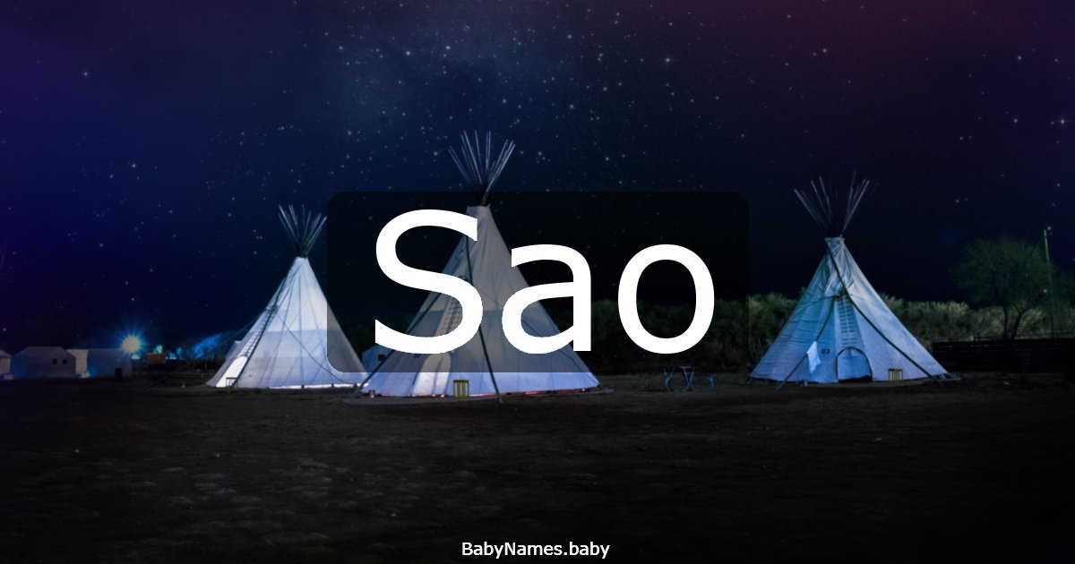 Sao