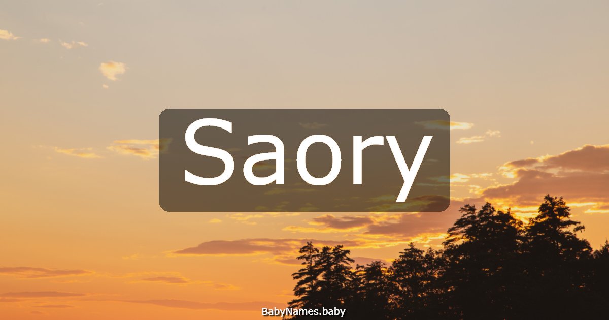 Saory