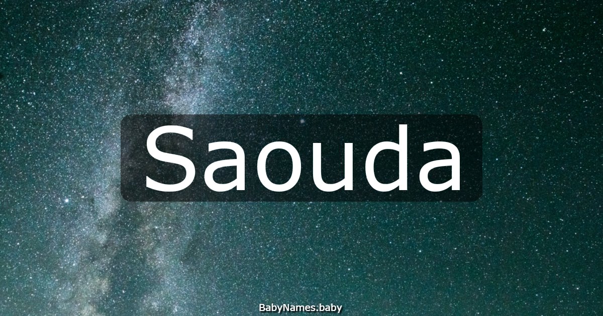 Saouda