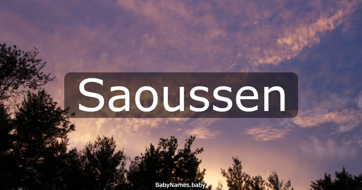 Saoussen