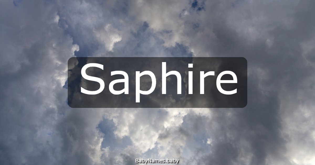 Saphire