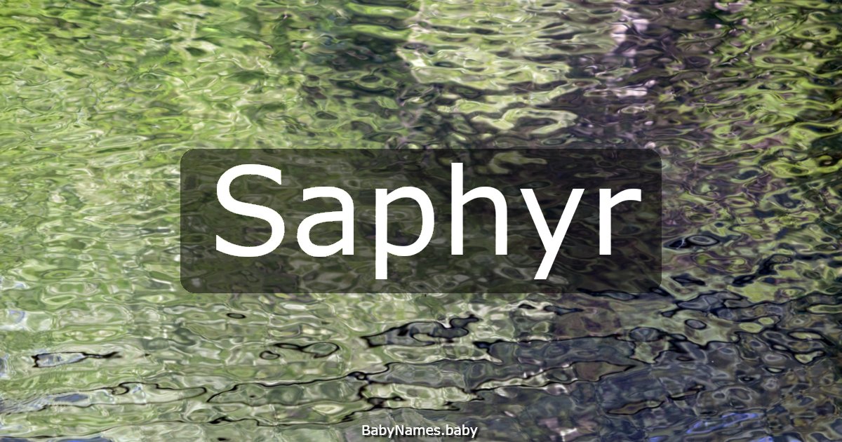 Saphyr