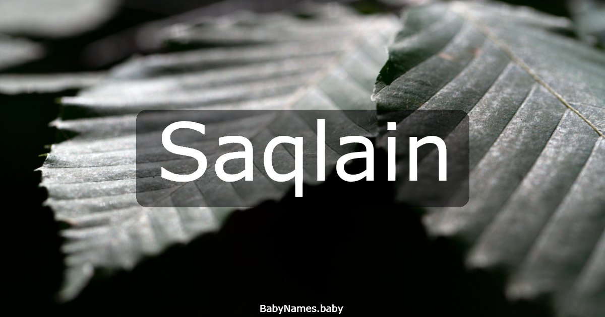 Saqlain