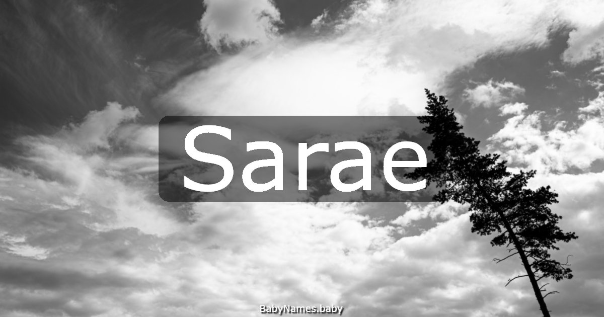 Sarae