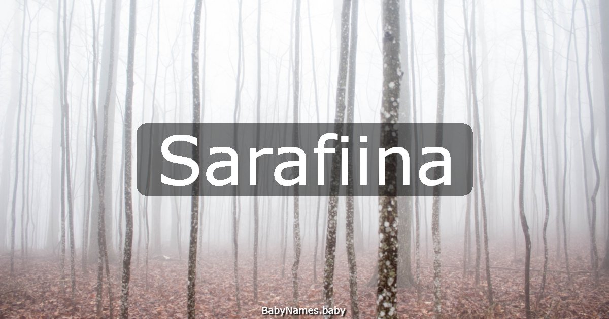 Sarafiina