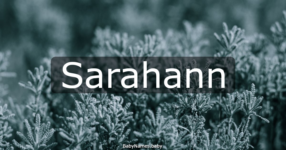 Sarahann