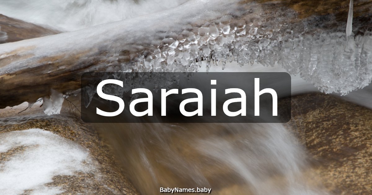 Saraiah