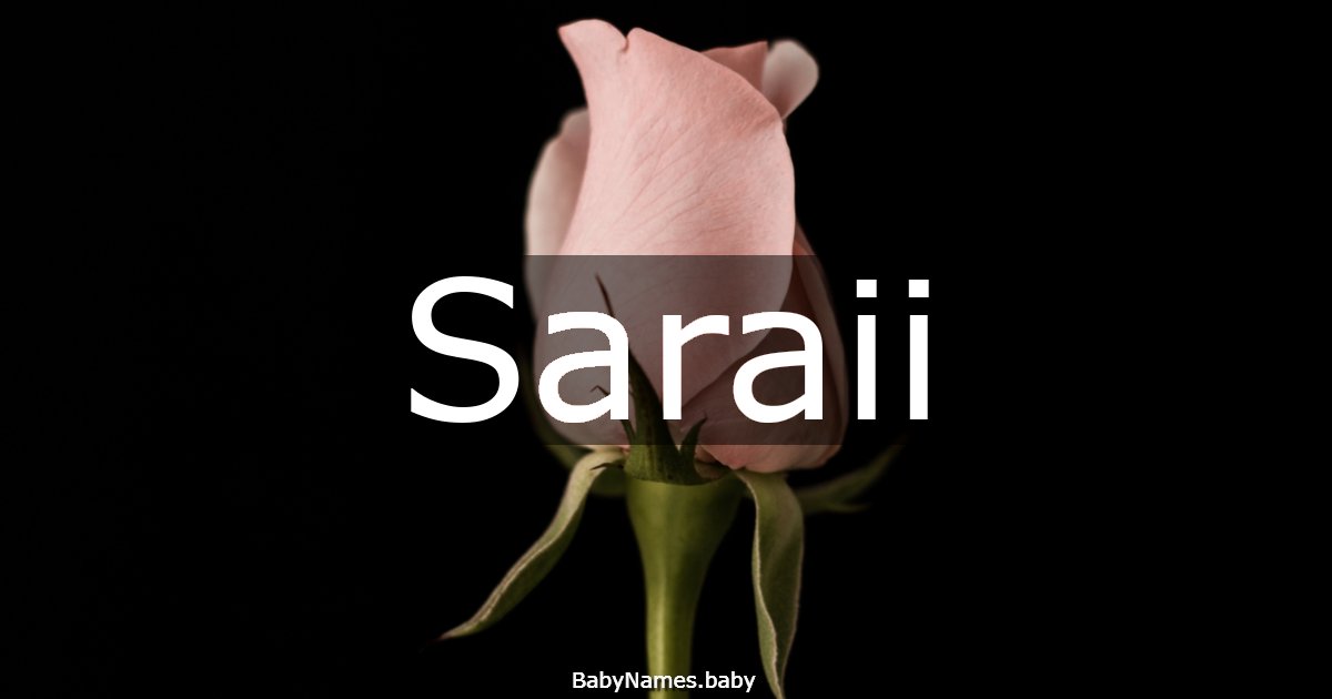Saraii
