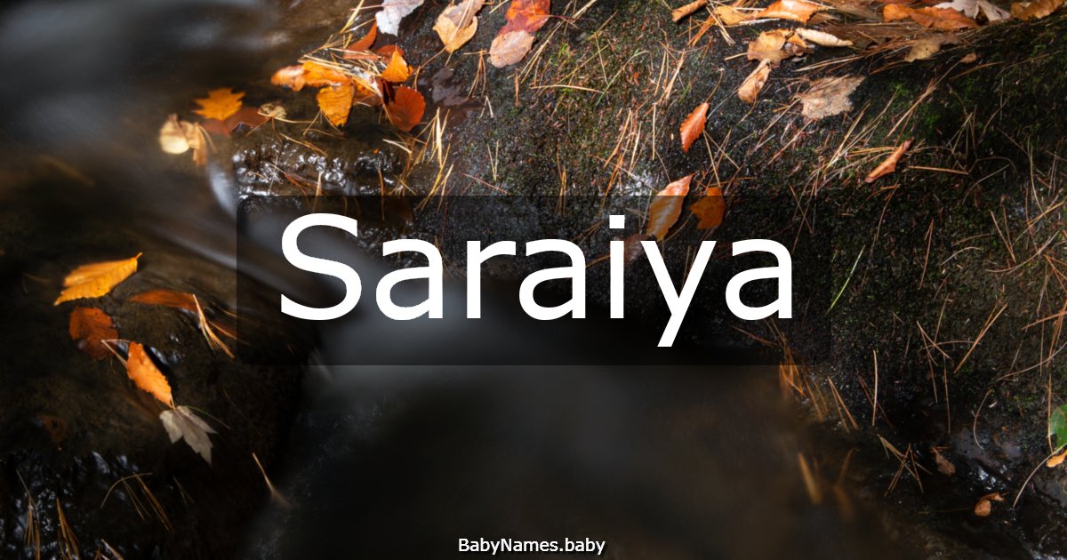 Saraiya