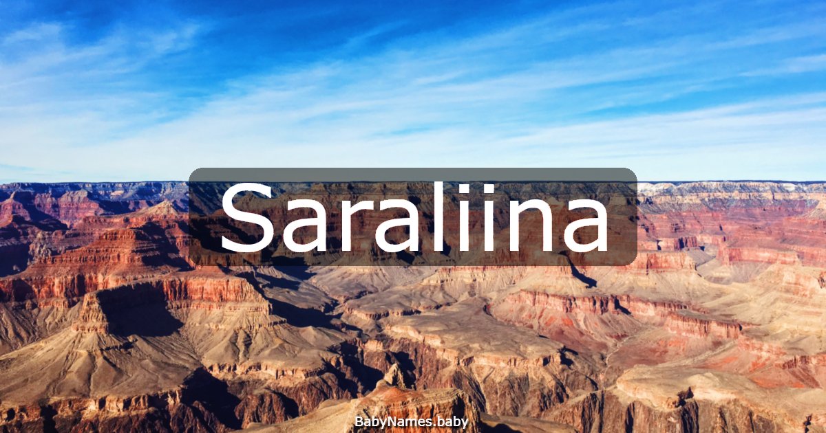 Saraliina