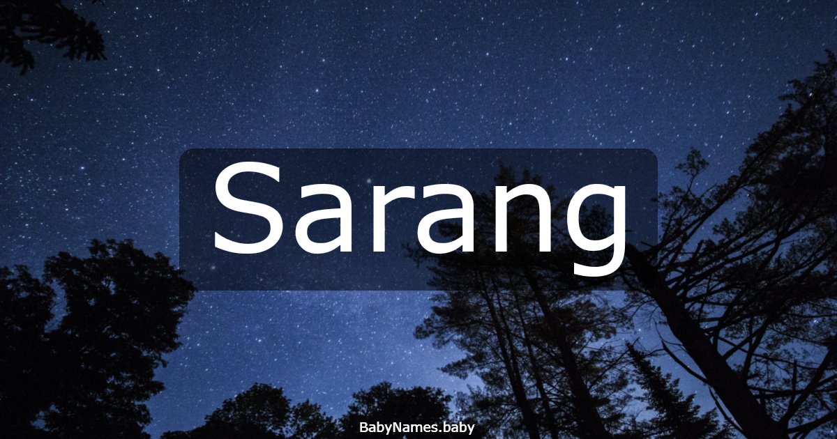 Sarang