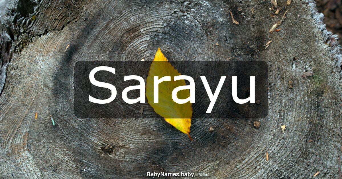 Sarayu