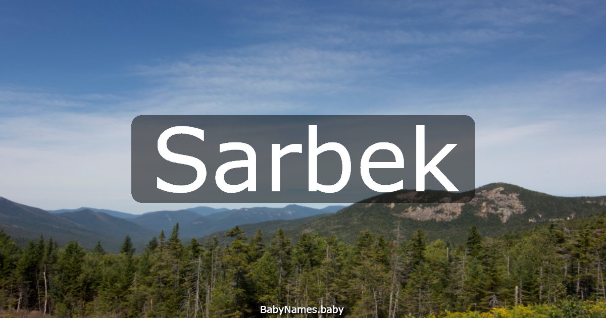 Sarbek