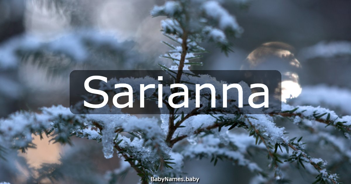 Sarianna