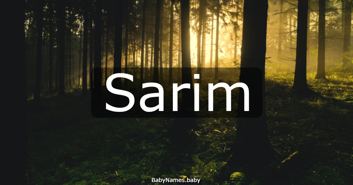 Sarim