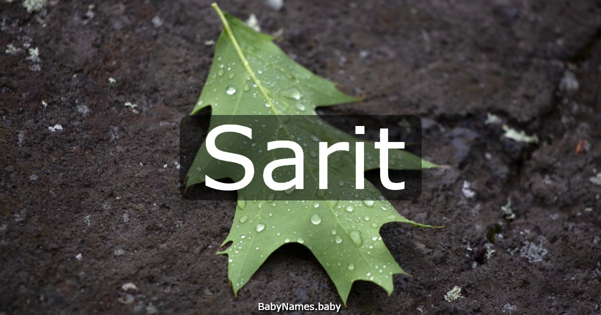Sarit
