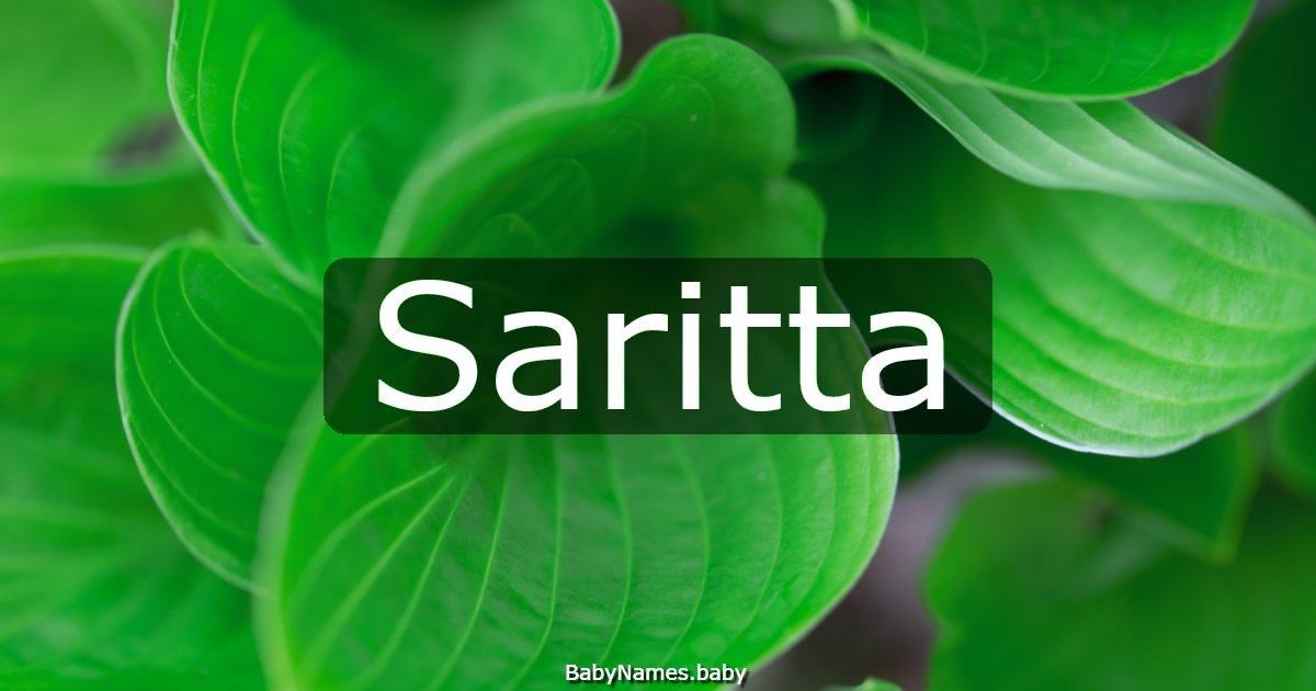 Saritta