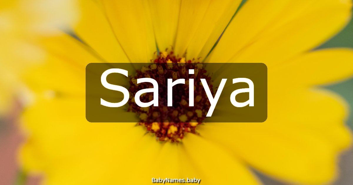 Sariya