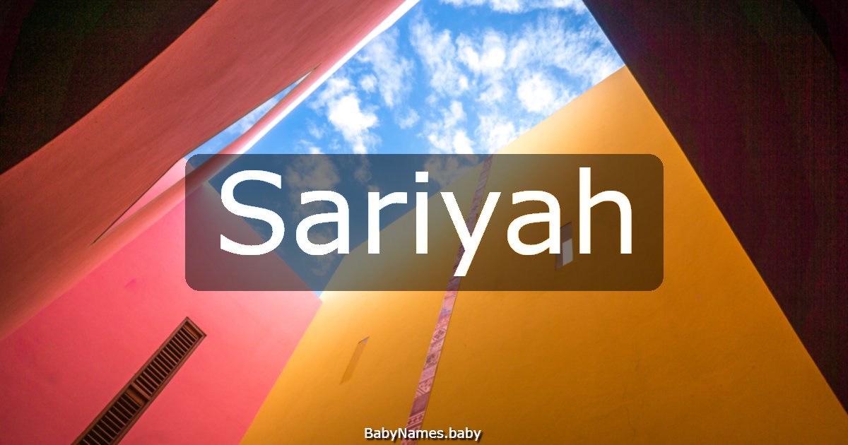 Sariyah