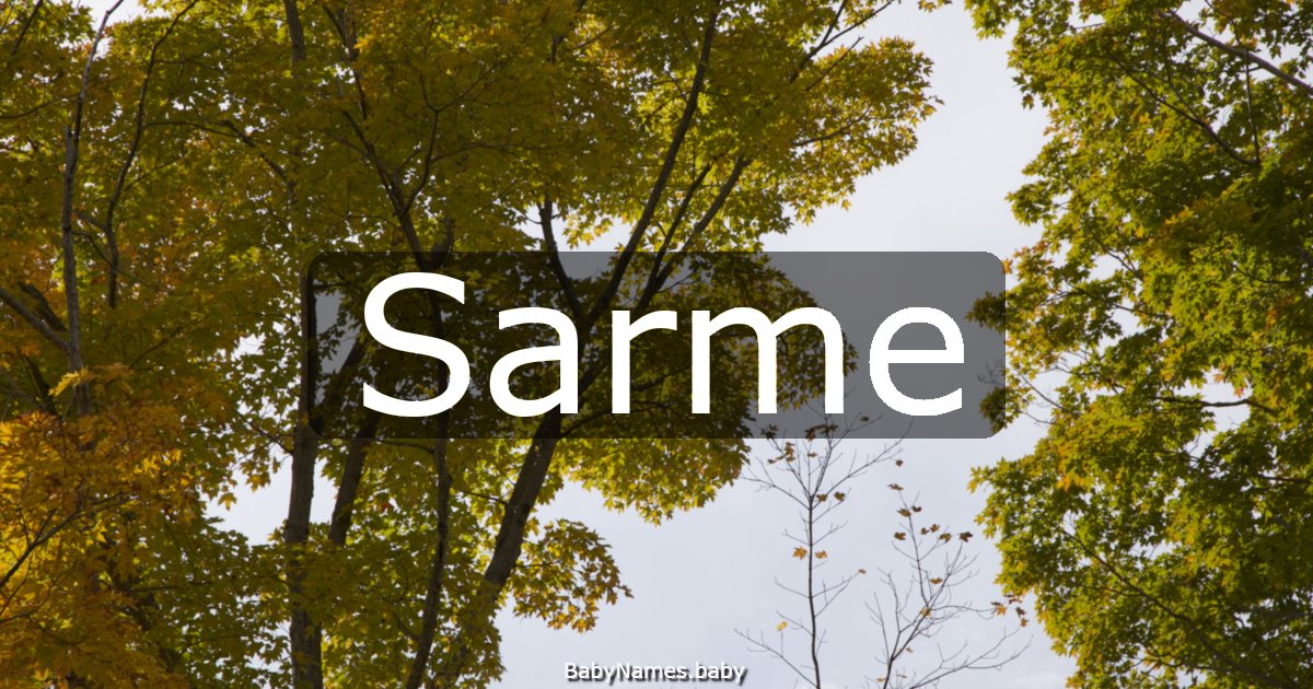 Sarme