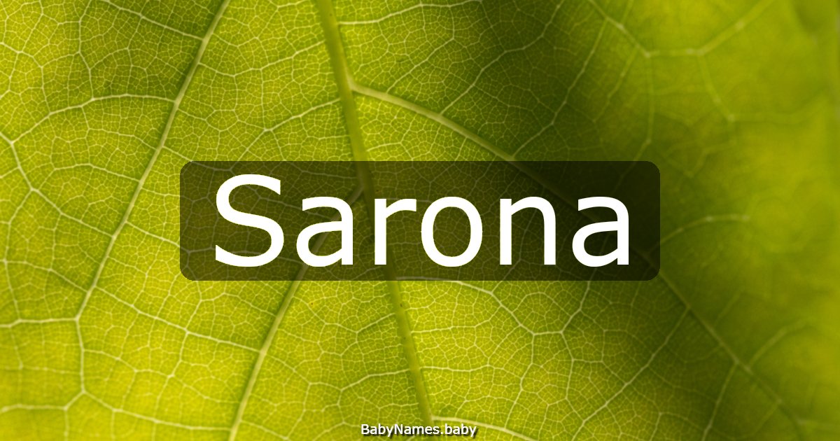 Sarona
