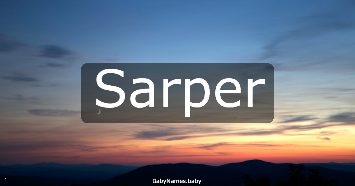 Sarper