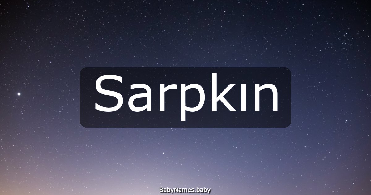 Sarpkın