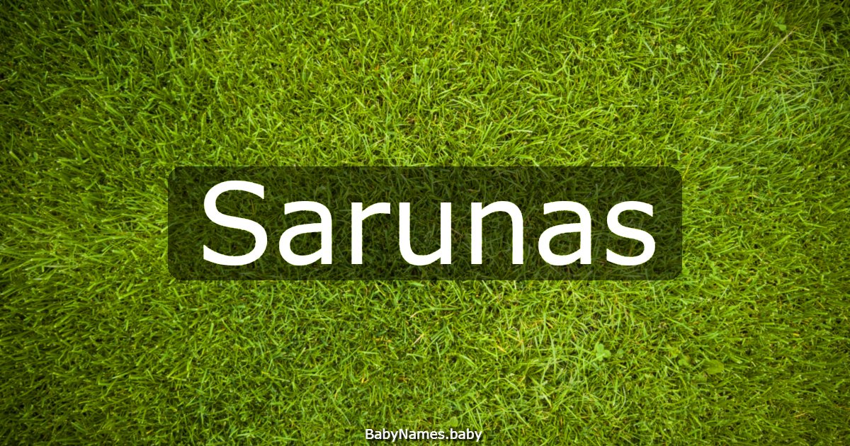 Sarunas