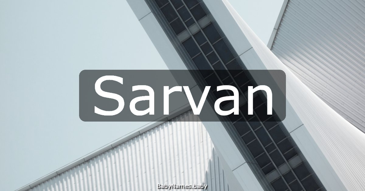 Sarvan