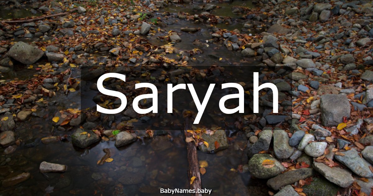 Saryah