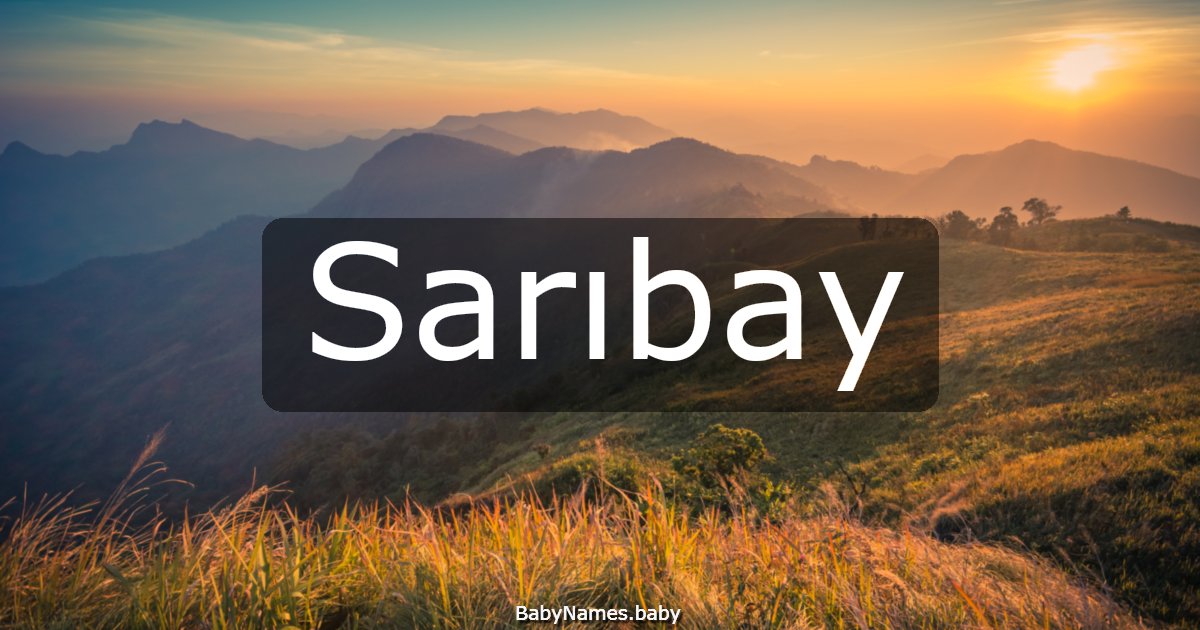 Sarıbay