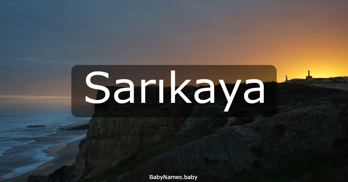 Sarıkaya