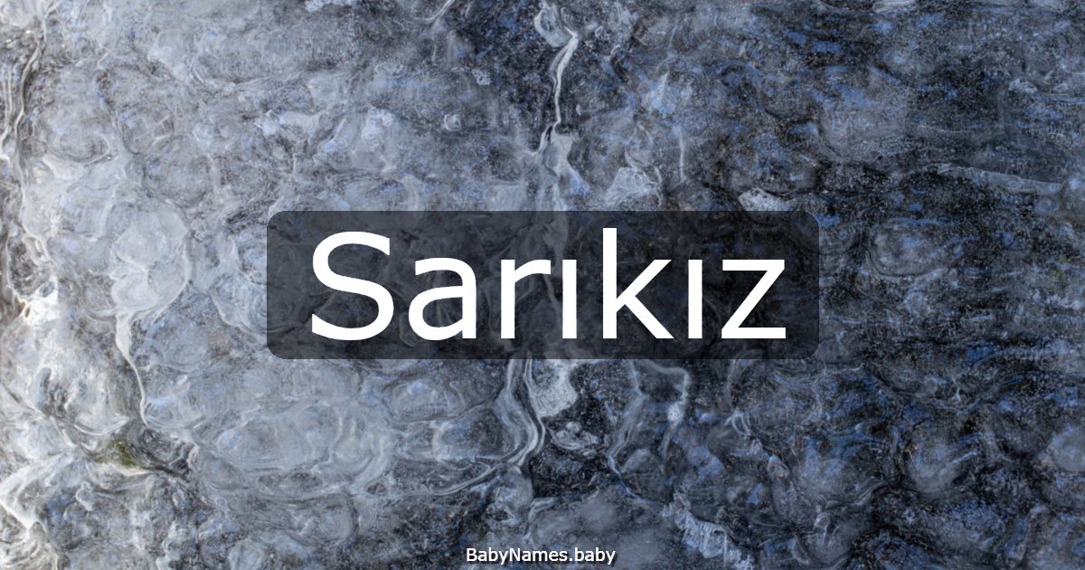 Sarıkız