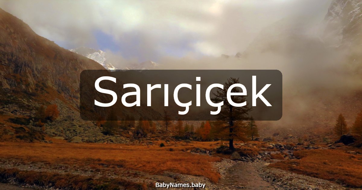 Sarıçiçek