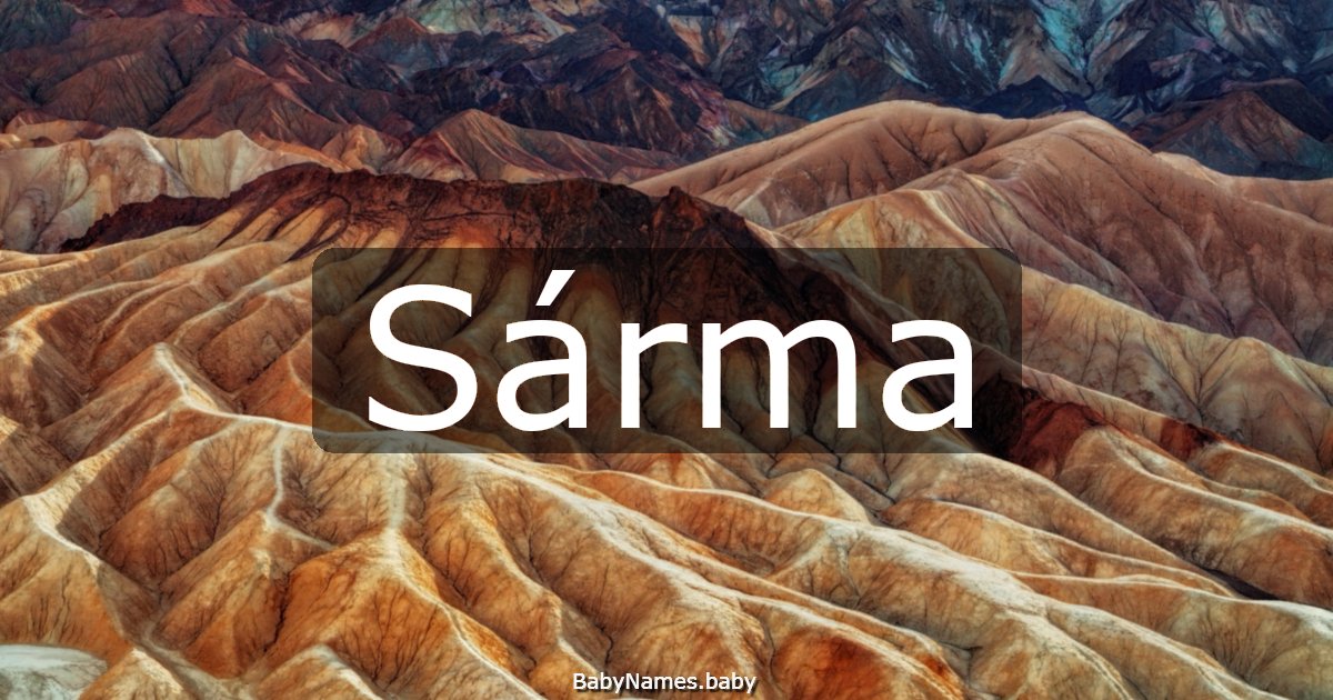 Sárma