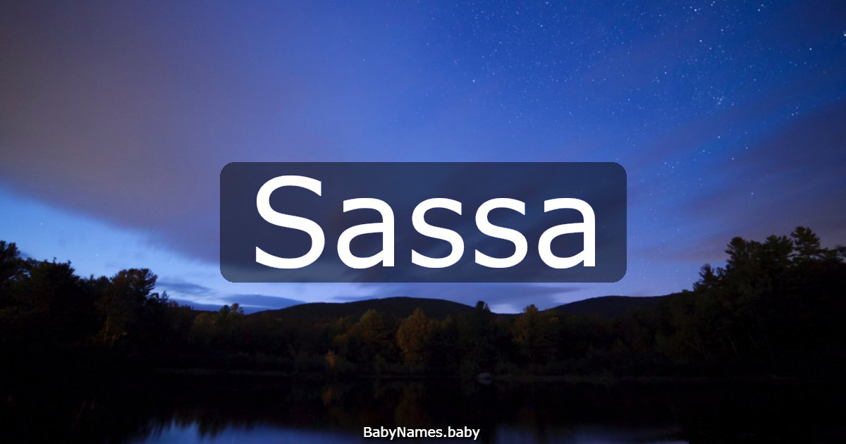 Sassa