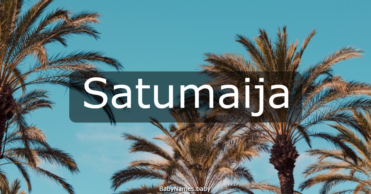 Satumaija