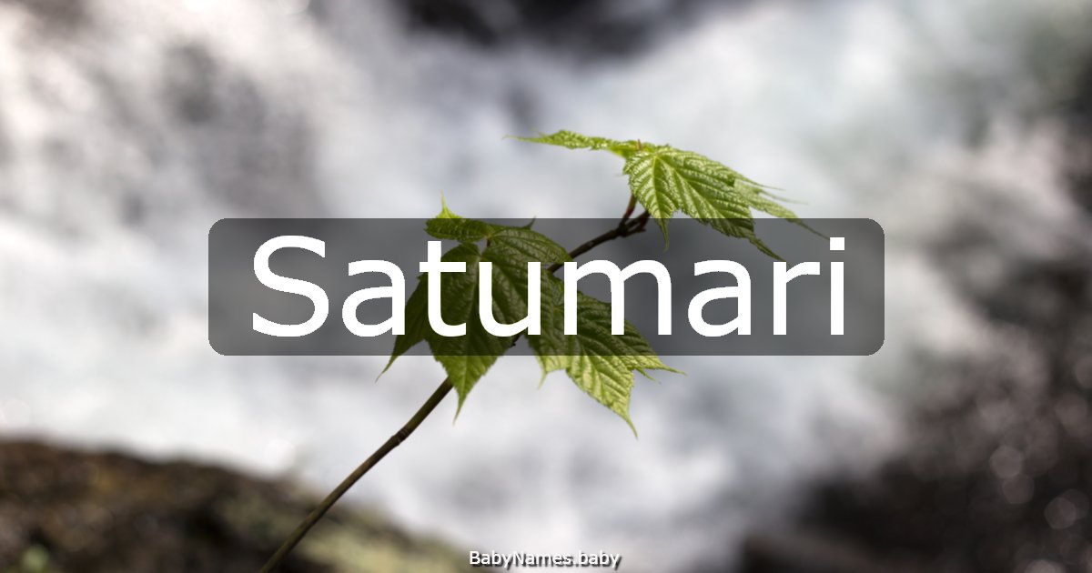 Satumari