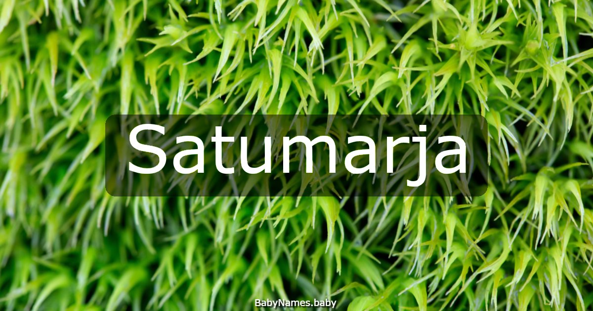 Satumarja