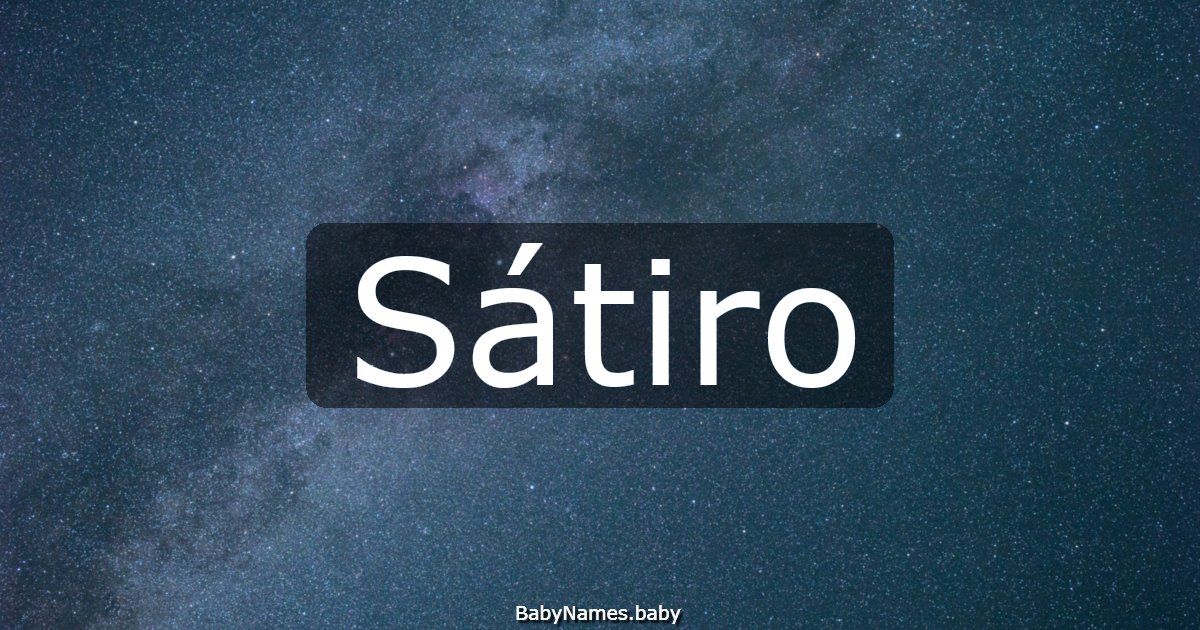 Sátiro