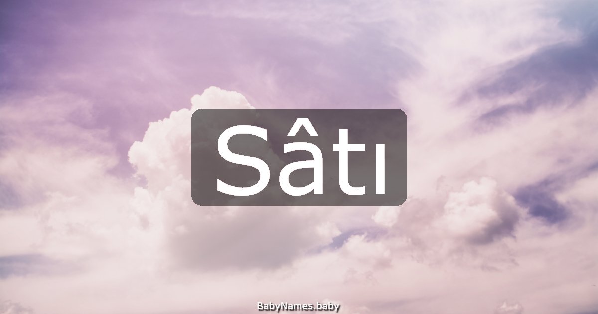 Sâtı