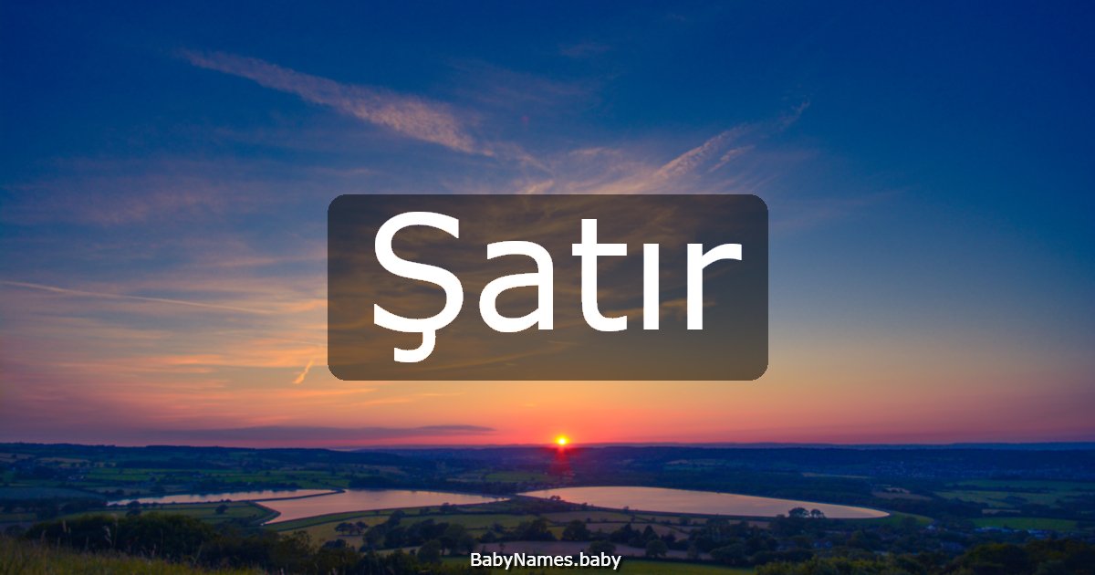 Şatır